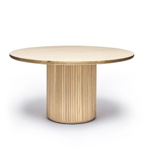 Laurel Round Dining Table Large - Saddle