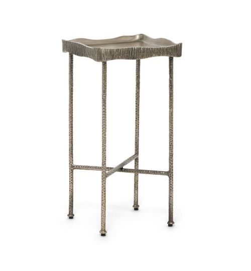 Zoe Drink Table - Antique Nickel