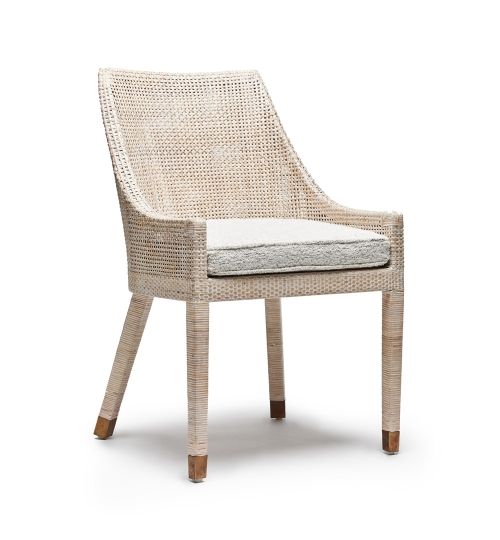 Boca Dining Chair - White Wash