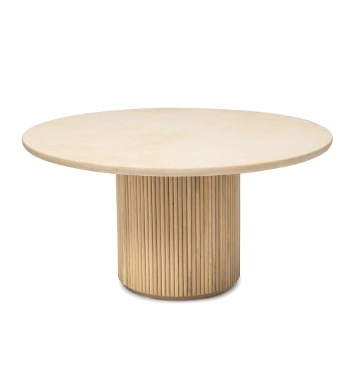Laurel Round Dining Table Large - Honey