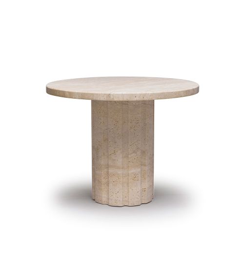 Amerigo Side Table - Travertine