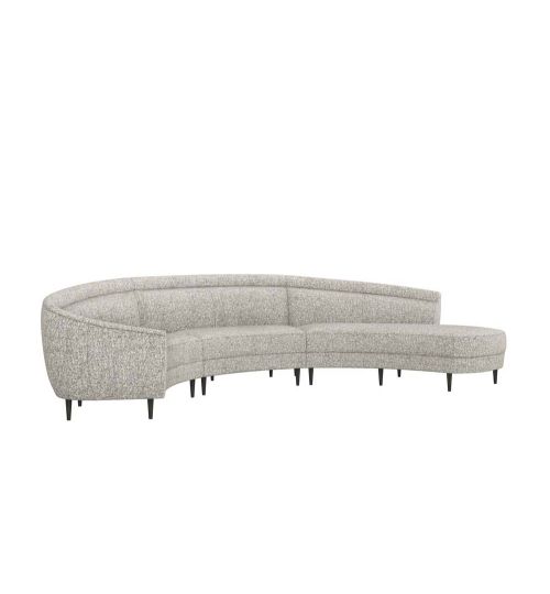 Capri Right Chaise 3 Piece Sectional