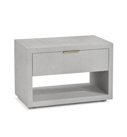 MONTAIGNE BEDSIDE CHEST - LIGHT GREY