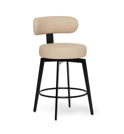 Clermont Counter Stool - Matte Black