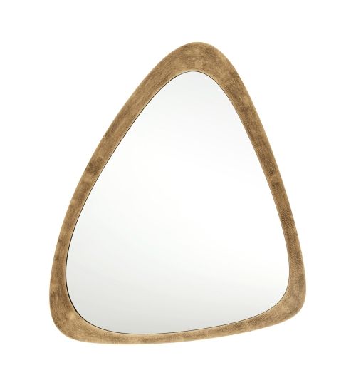 Wales Medium Mirror - Antique Brass