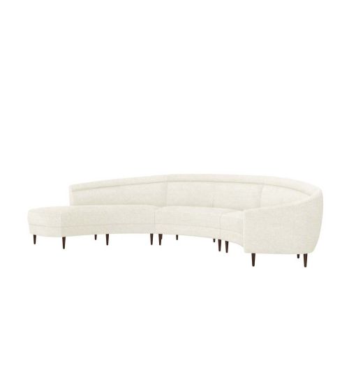 Capri Left Chaise 3 Piece Sectional