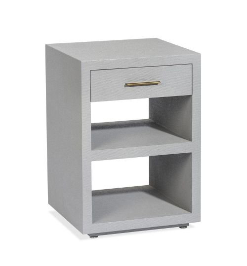 LIVIA SMALL BEDSIDE CHEST - LIGHT GREY