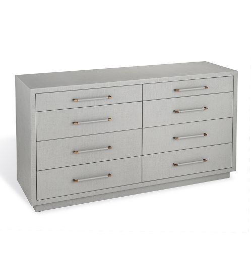 taylor 8 drawer chest grey