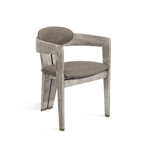 Maryl Dining Chair - Brushed Taupe