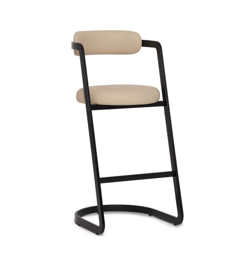 Baldwin Bar Stool - Matte Black