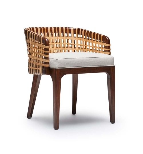 Palms Arm Chair - Chestnut