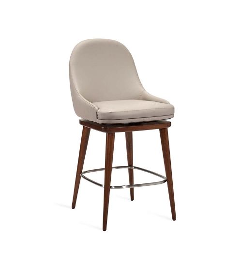 Harper Swivel Counter Stool - Grey
