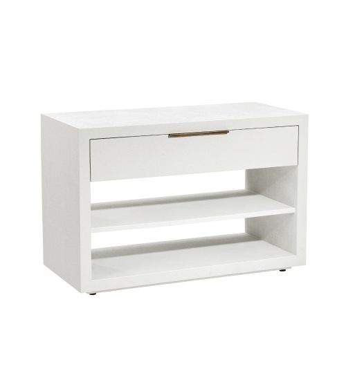 Montaigne Large Bedside Chest - Natural White