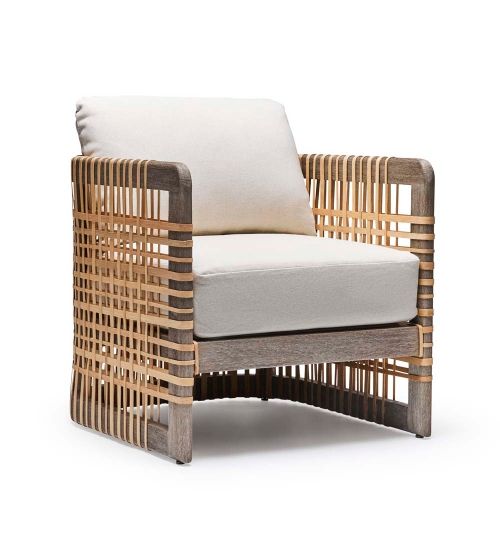 Palms Lounge Chair - Grey Ceruse