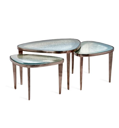 Jan Bunching Cocktail Tables - Blue/Grey