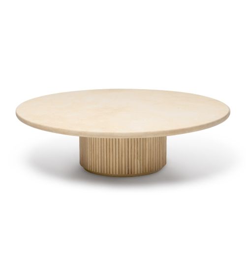 Laurel Round Cocktail Large - Honey