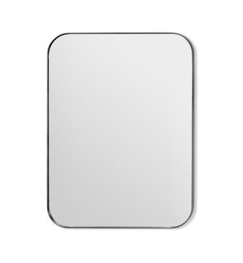 Aalina 40" Wall Mirror - Brushed Nickel