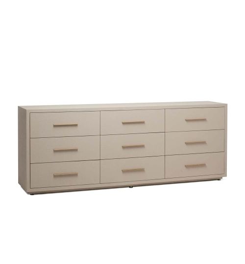 Livia 9 Drawer Chest - Sand