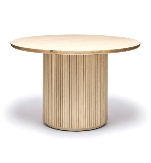 Laurel Round Dining Table - Saddle