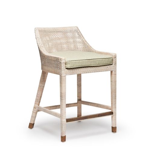 Boca Counter Stool - White Wash