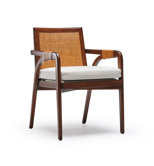 Delray Arm Chair - Chestnut