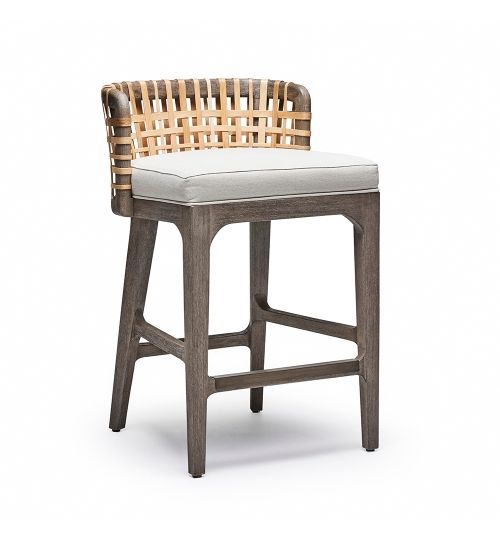 Palms Counter Stool - Grey Ceruse