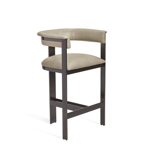 Darcy Counter Stool - Taupe/ Graphite