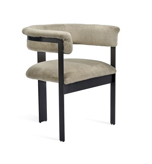 Darcy Dining Chair - Black/ Fawn