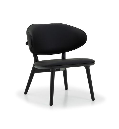 Soren Lounge Chair - Matte Black