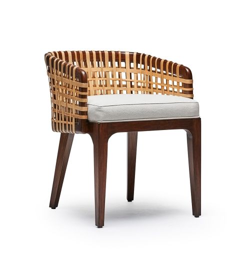 Palms Arm Chair - Chestnut