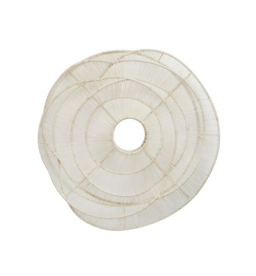 Shadow 28" Wall Art - Ivory