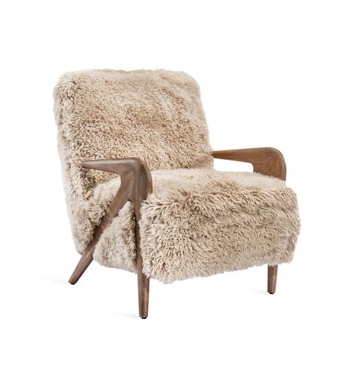 Angelica Lounge Chair - Morel Taupe