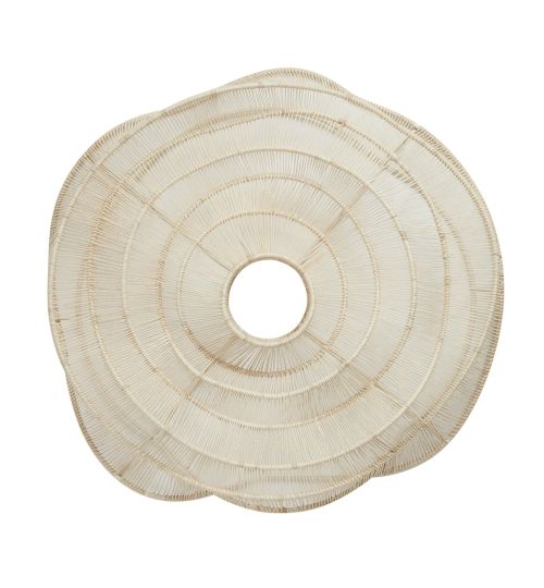 Shadow 30" Wall Art - Ivory