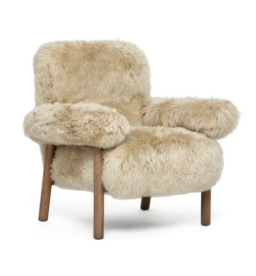 Nolan Lounge Chair - Morel Taupe