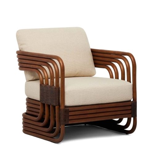 Orchid Lounge Chair - Antique Brown