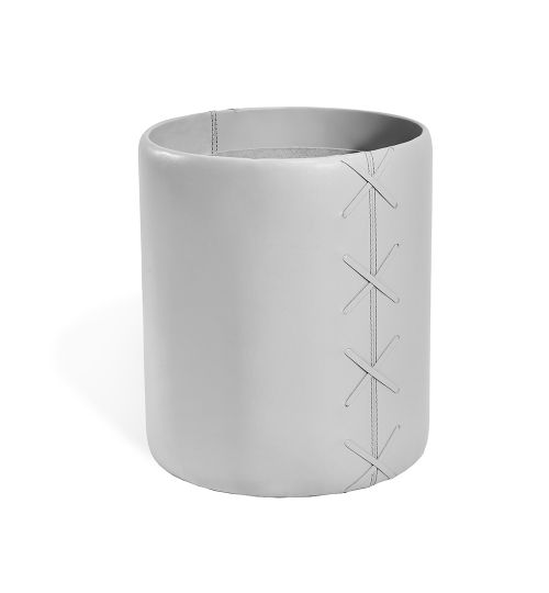 Xavier Wastebasket - Light Grey