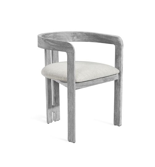 Burke Dining Chair - Grey Wash