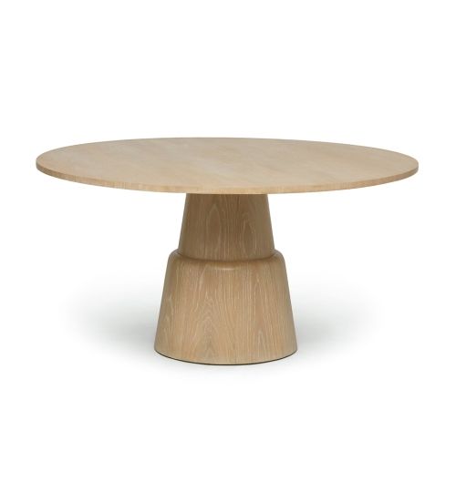Graves Round Dining Table - Saddle