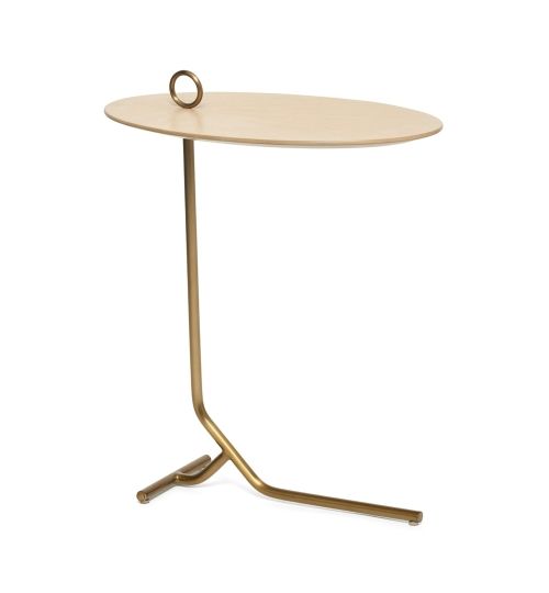 Owen Drink Table - Saddle