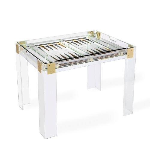 Pierre Acrylic Backgammon Table