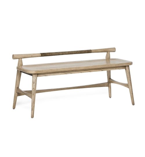 Madeira Bench - Washed Taupe
