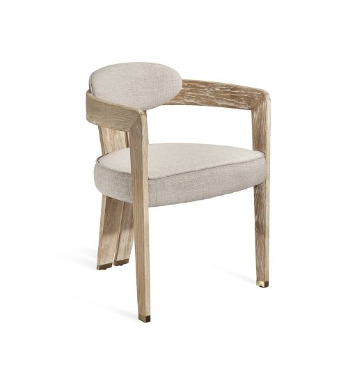 Maryl II Dining Chair - Cream Linen