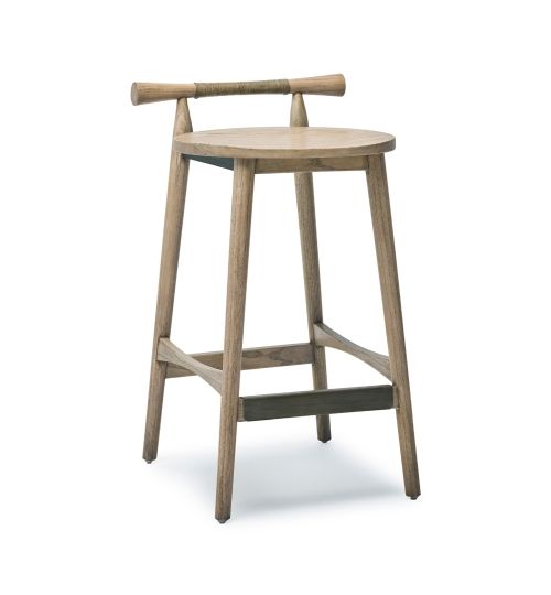 Madeira Counter Stool - Washed Taupe