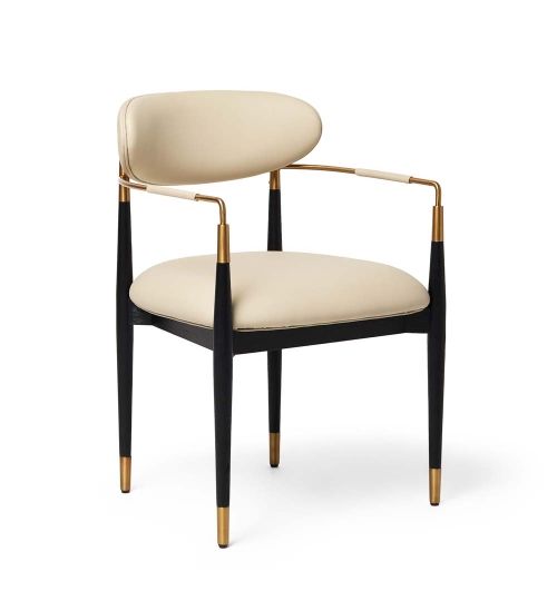 Cidra Chair - Matte Black/ Latte