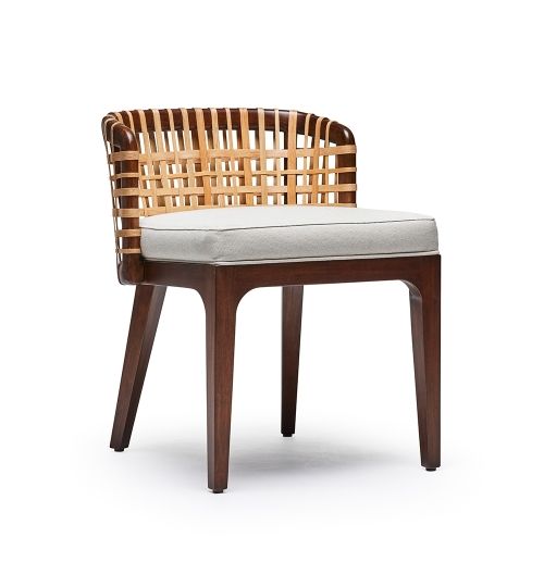 PALMS SIDE CHAIR - Chestnut