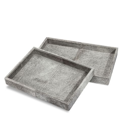 Nadine Rectangular Hide Trays