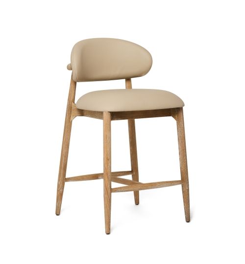 Liam Counter Stool - Whitewash