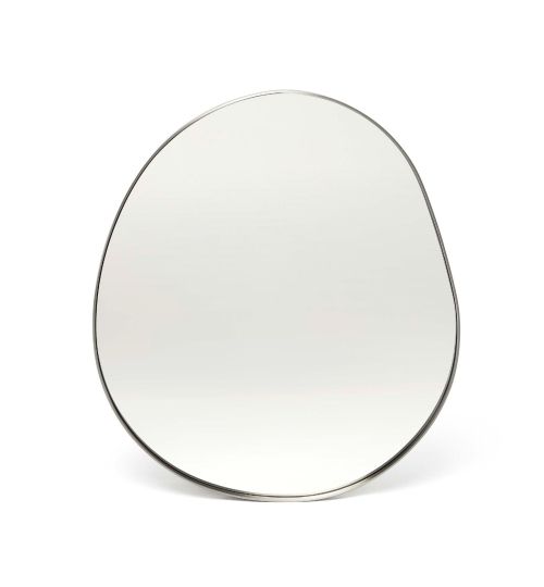 Aalina Organic Mirror - Brushed Nickel