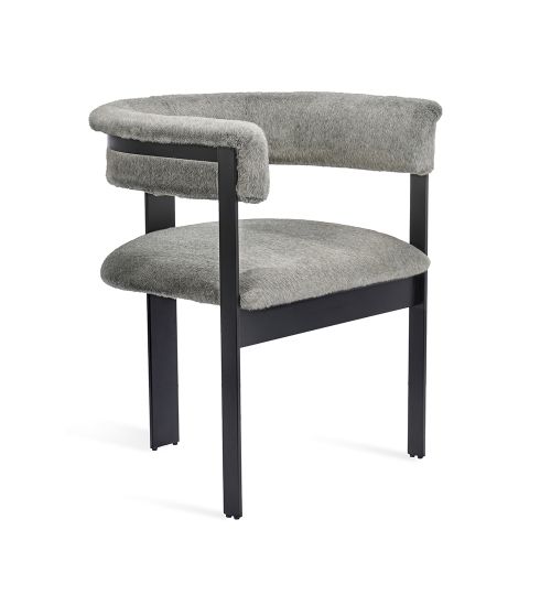 Darcy Dining Chair - Black/ Pewter