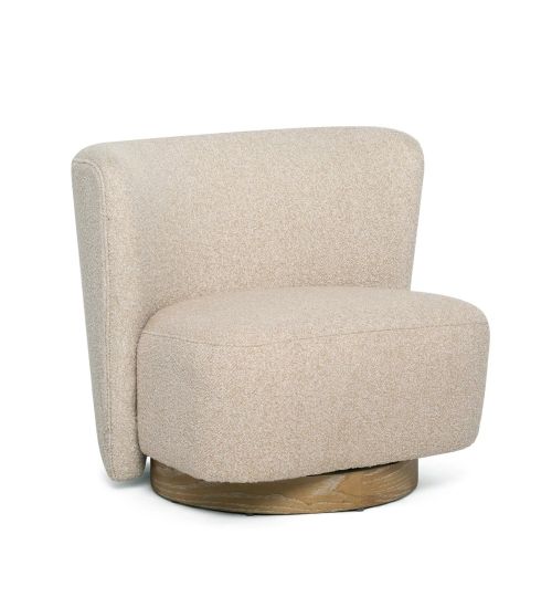 Dorian Swivel Lounge Chair - Seed